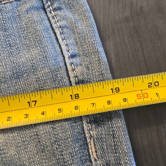 Y2K Low Waist Blue boot cut Jeans size 7 - 27 - Picture 9 of 9